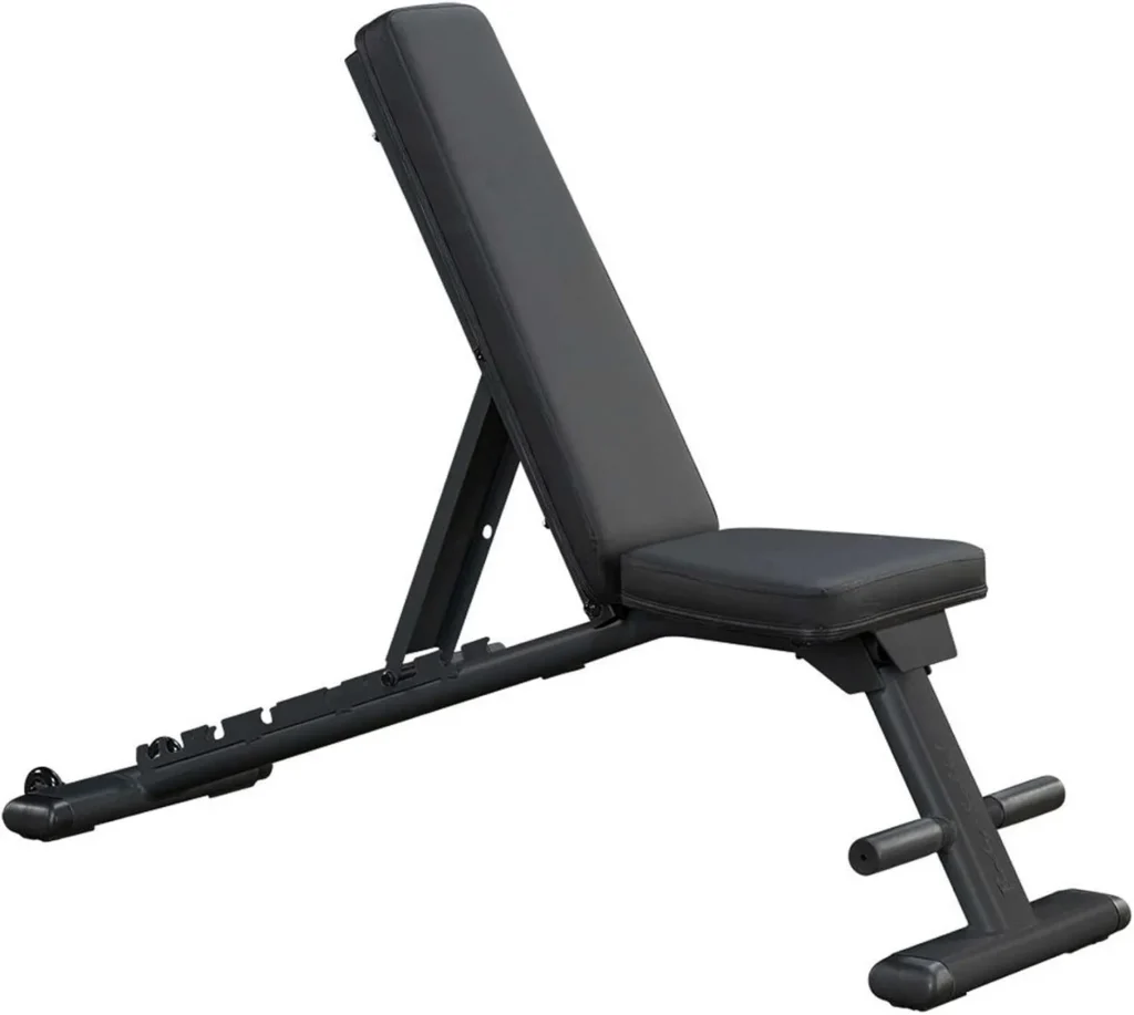 Foldable adjustable weight bench for home strength training