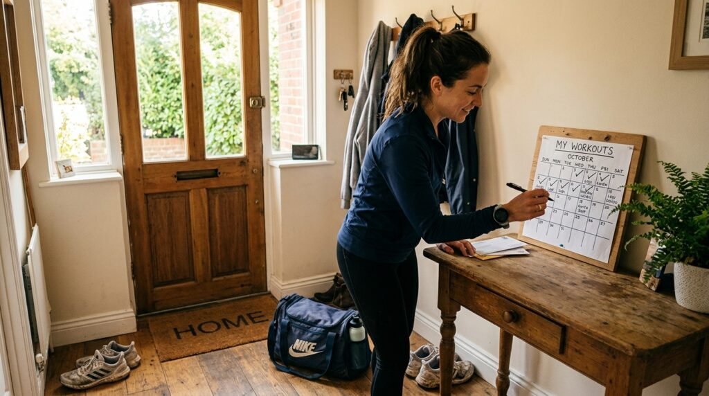 Tracking workouts to stay consistent with a 3 day a week routine