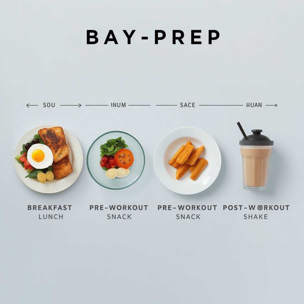sample pre workout nutrition plan - daily meal timeline