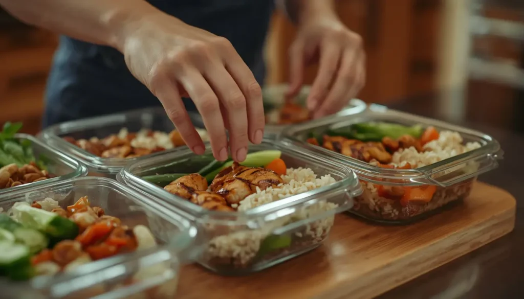 Meal prepping high protein low calorie meals for the week ahead